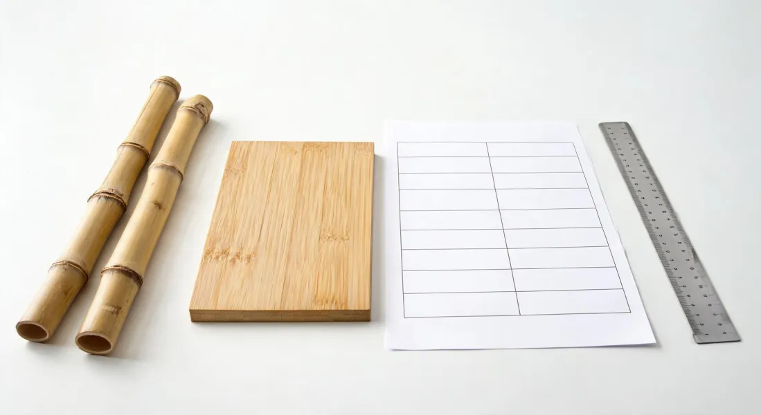 Bamboo procurement specification and samples