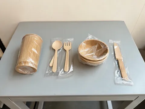 Bamboo sample packing