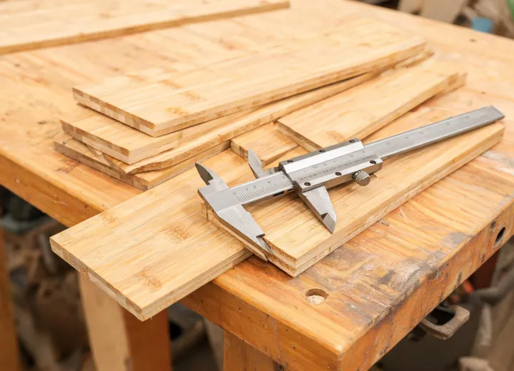 Bamboo boards for material distribution