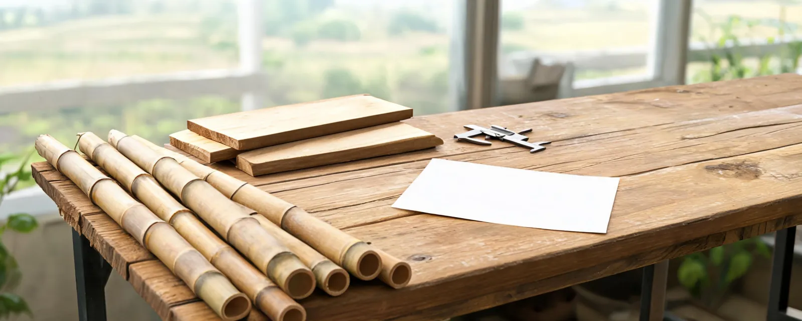 Bamboo specification review desk